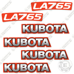 Fits Kubota LA765 Decal Kit Utility Tractor
