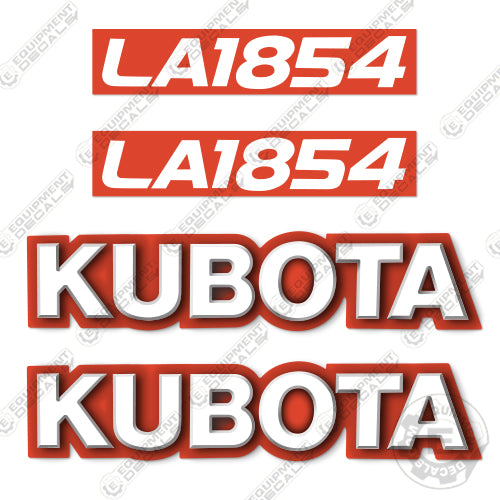 Fits Kubota LA1854 Decal Kit Utility Tractor