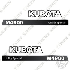 Fits Kubota M4900 Decal Kit Tractor (Utility Special)