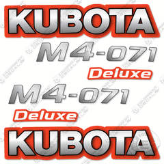 Fits Kubota M4-071 Decal Kit Tractor