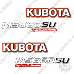 Fits Kubota M5660SU Decal Kit Tractor