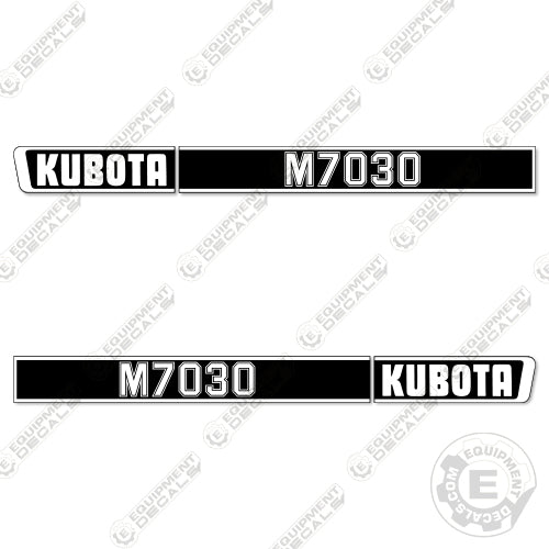 Fits Kubota M7030 Decal Kit Tractor