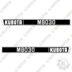 Fits Kubota M8030 Decal Kit Tractor