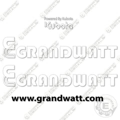 Fits Kudoba Grandwatt Light Tower Decal Kit