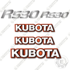 Fits Kubota R530 Decal Kit