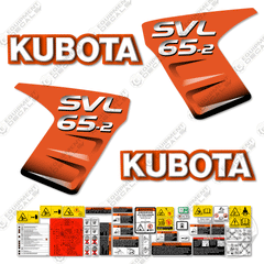 Fits Kubota SVL 65-2 Skid Steer Decal Kit