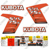 Image of Fits Kubota SVL 75-2 Skid Steer Decal Kit