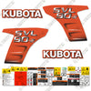 Image of Fits Kubota SVL 90-2 Decal Kit