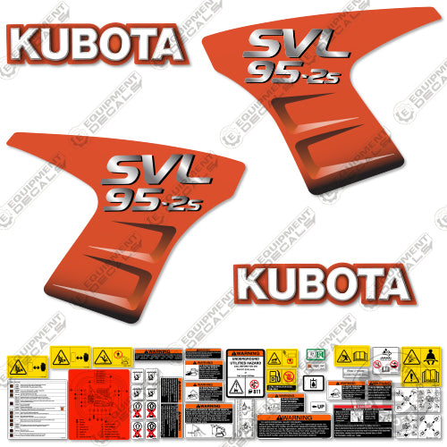 Fits Kubota SVL 95-2S Decal Kit