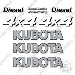 Fits Kubota RVT-900 Utility Vehicle Decal Kit