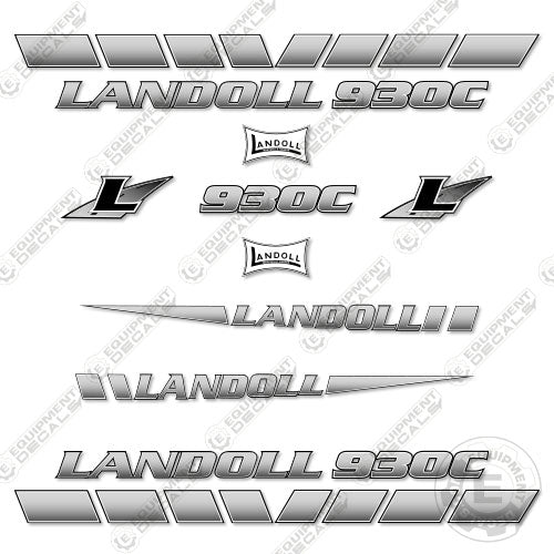 Fits Landoll 930C Decal kit Trailer (3M REFLECTIVE VINYL)