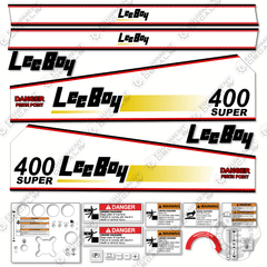 Fits LeeBoy 400 Super Decal Kit Roller