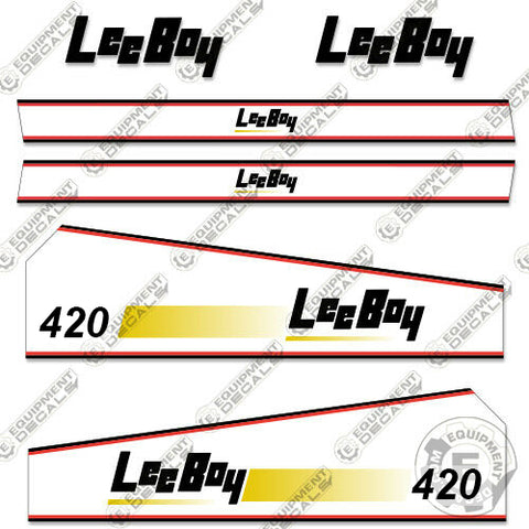 Fits LeeBoy 420 Decal Kit Roller