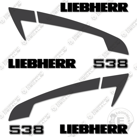Fits Liebherr 538 Decal Kit Wheel Loader