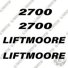 Fits Liftmoore 2700 Decal Kit Crane Truck