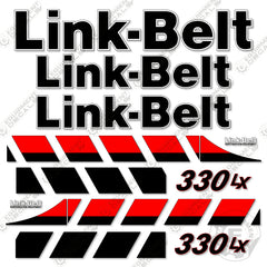 Fits Link-Belt 330LX Decal Kit Excavator