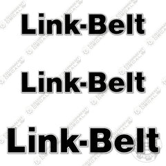 Fits Link-Belt 330LX Boom and Counterweight Decal Kit Excavator