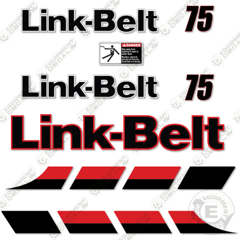 Fits Link-Belt 75 Decal Kit Excavator