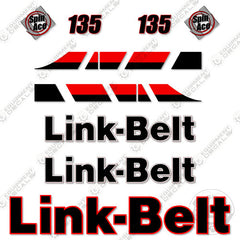 Fits Link-Belt 135 Decal Kit Excavator