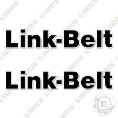 Fits Link-Belt Boom Logo Decal Kit Excavator (40" Long)