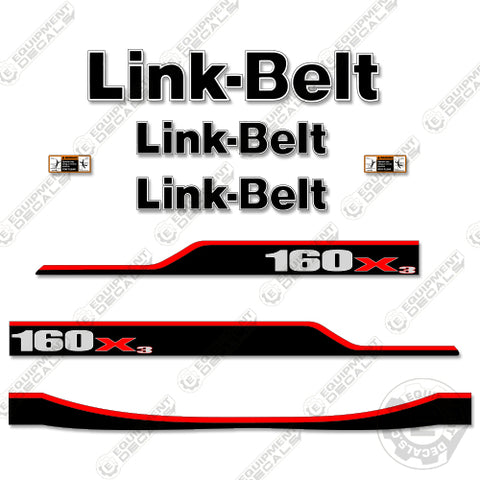 Fits Link-Belt 160X3 Decal Kit Excavator