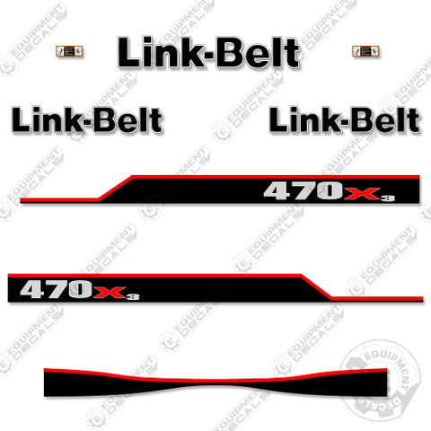 Fits Link-Belt 470X3 Decal Kit Excavator
