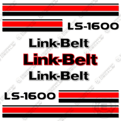 Fits Link-Belt LS-1600 Decal Kit Excavator