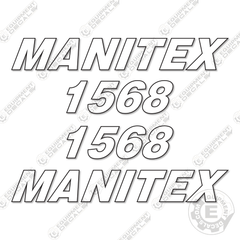 Fits Manitex 1568 Decal Kit Crane Truck