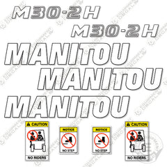 Fits Manitou M30-2H Decal Kit Forklift