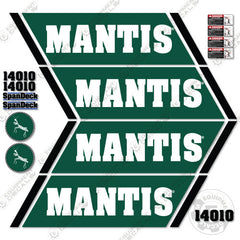 Fits Mantis 14010 Decal Kit Crane Truck