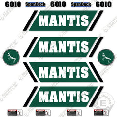 Fits Mantis 6010 Decal Kit Crane Truck