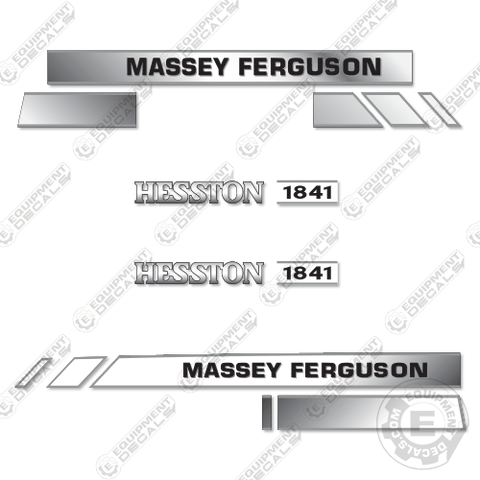 Fits Massey Ferguson 1841 Decal Kit Square Baler