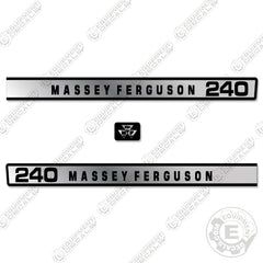 Fits Massey Ferguson 240 Tractor Hood Decal Kit
