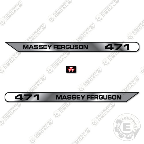 Fits Massey Ferguson 471 Decal Kit Tractor Hood