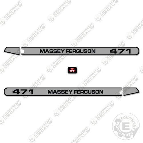 Fits Massey Ferguson 471 Decal Kit Tractor (Outdoor Cab Version ...