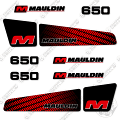 Fits Mauldin 650 Decal Kit Asphalt Paver
