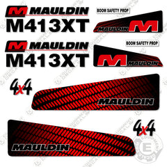 Fits Mauldin M413XT Decal Kit Motor Grader