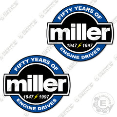 Fits Miller 50 Year Decal Kit Generator Welder