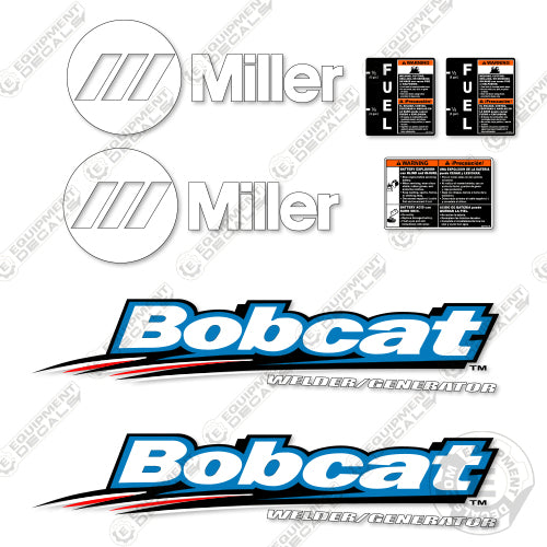 Fits Miller Bobcat Generator Decal Kit