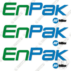 Fits Miller Enpak Decal Kit (16" Logos)