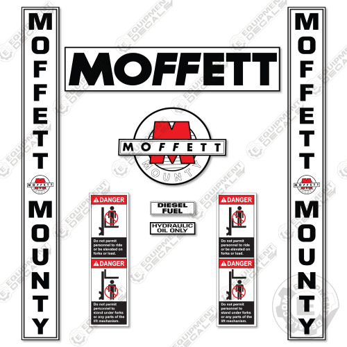 Mountfield Sticker Fits Moffett Mounty Decal Kit – Equipment Decals