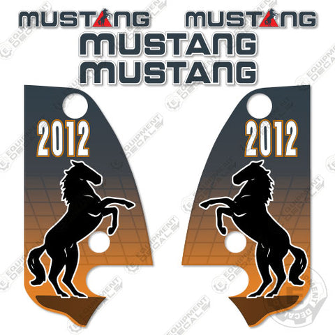 Fits Mustang 2012 Decal Kit Skid Steer