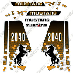 Fits Mustang 2040 Decal Kit Skid Steer