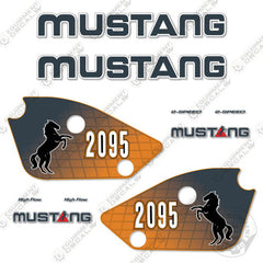 Fits Mustang 2095 Decal Kit Skid Steer
