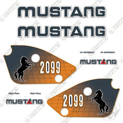 Fits Mustang 2099 Decal Kit Skid Steer