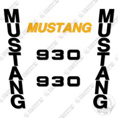 Fits Mustang 930 Decal Kit Skid Steer