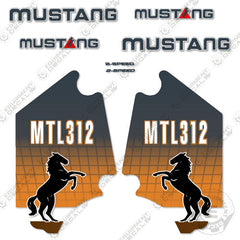 Fits Mustang MTL312 Decal Kit Skid Steer
