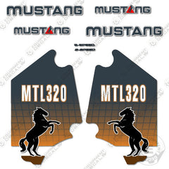 Fits Mustang MTL320 Decal Kit Skid Steer