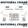 Image of Fits National Crane 800D Decal Kit