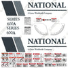 Image of Fits National 600A Decal Kit Crane